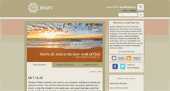 Desktop Screenshot of jesuitprayer.org